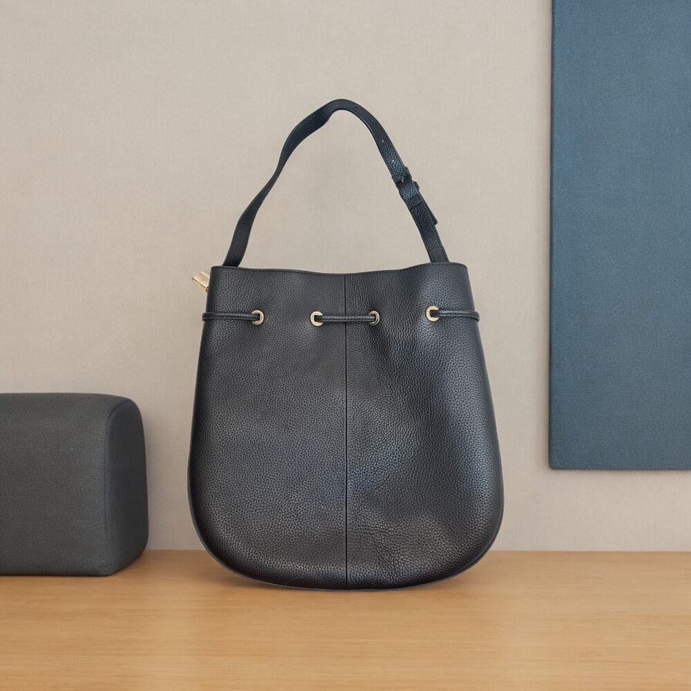 Karen Millen Leopard Print Drawstring Shoulder Ba… - image 5